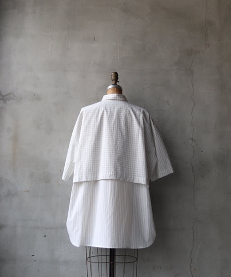 Dulcamara ドゥルカマラ / ショートスリーブトレンチシャツSHIRT UNISEX / dl-26003(D126-T624)