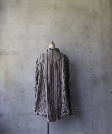 ALEKSANDR MANAMISアレクサンダーマナミ/ FOLD UP SLEEVE CREPE SHIRTシャツ / am-25005