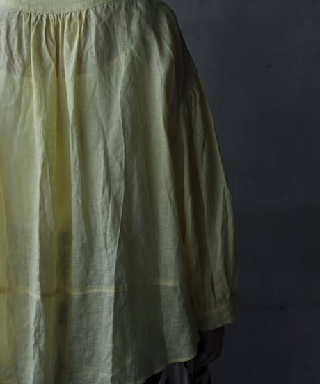 cavane キャヴァネ / V Pull-over blouse linen100ブラウス / ca-25163