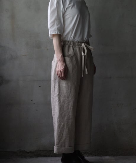 der antagonist デ アンタゴニスト / Trousers Linen100パンツ/ P20BLEC25
