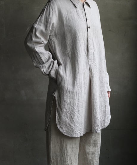cavane キャヴァネ / Chemise Maison With Col Linen&Cottonシャツ / ca-24236