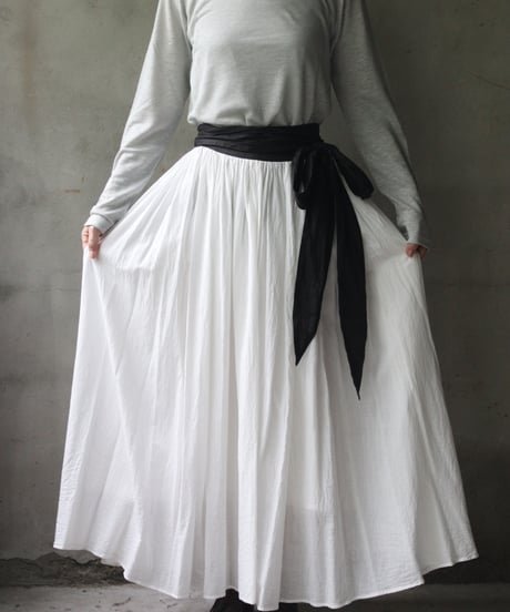 cavane キャヴァネ / Linen Crew-Neck long sleeveT / ca-24112A