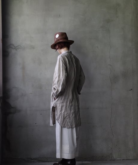 cavane キャヴァネ / Chemise Maison With Col Linenプルオーバーシャツ / ca-25054