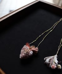 Antonia Rossi (Antomoon)/ Embroidered Heart Necklaceネックレス / An-25039