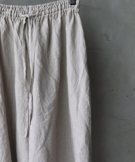cavane キャヴァネ / Wide Petti Pants Linenパンツ/ca-25092