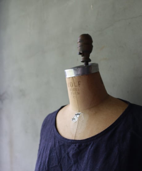 Au Vrai Chic/ Crew Shirt No Collar Long sleeve/ Au-24005