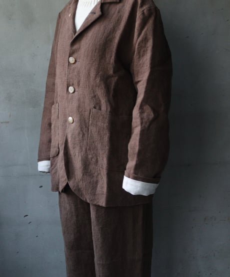 der antagonist デ アンタゴニスト / Belgian linen locksmith jacketジャケット /J30BLTB23/24