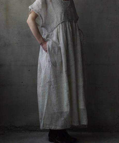 daubドーブ / HAND DYED DRESS COTTON100ワンピース / da-26011(AB57/T117)