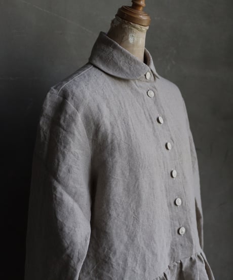 der antagonist デ アンタゴニスト / Button front Dress Linenワンピース  / D8BLEC24/25