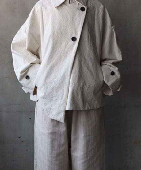 cavane キャヴァネ / Short trench JK Cotton&Linen100ショートトレンチ / ca-26045