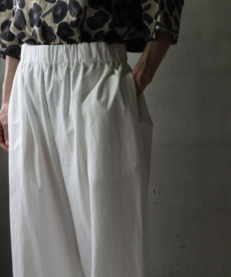 cavane キャヴァネ / Wide Cotton/Linen100 TrousersⅡ パンツ/ ca-25107