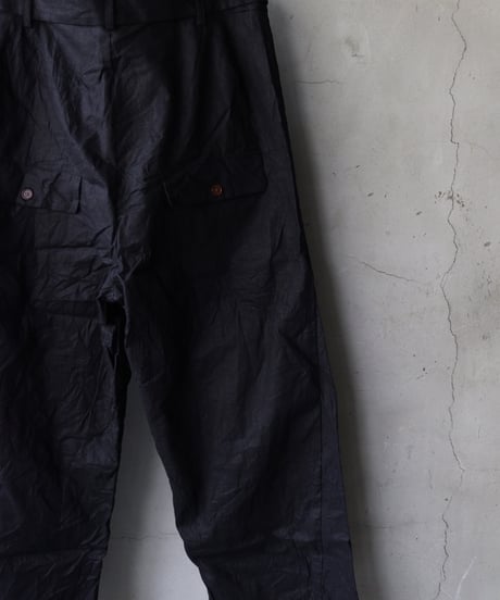 ALEKSANDR MANAMISアレクサンダーマナミ/ UTTON LEG LOOSE PANTトラウザーズ / am-25007