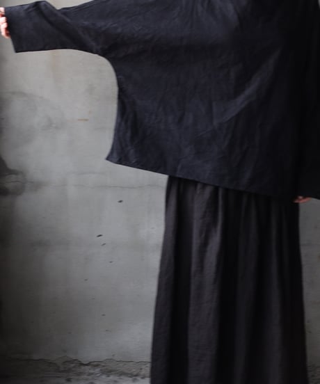 cavane キャヴァネ / Tunic long-sleeve Cotton100Jacquardシャツ / ca-26025