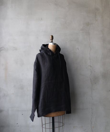 klauseクロイゼ / 天日干しTwill Linen Hoodie/ kla-26005