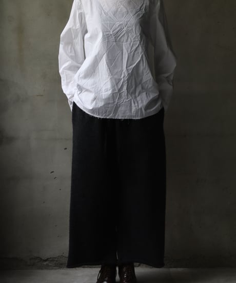 SCHA シャー/ Boat Neck Long Sleeve Top " OE " / Sc-22018 ( Art#1591)