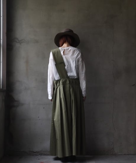 NATIVE VILLAGE ネイティブヴィレッジ / No.4/ Rustle of trees ショルダープリーツスカート / na-25004