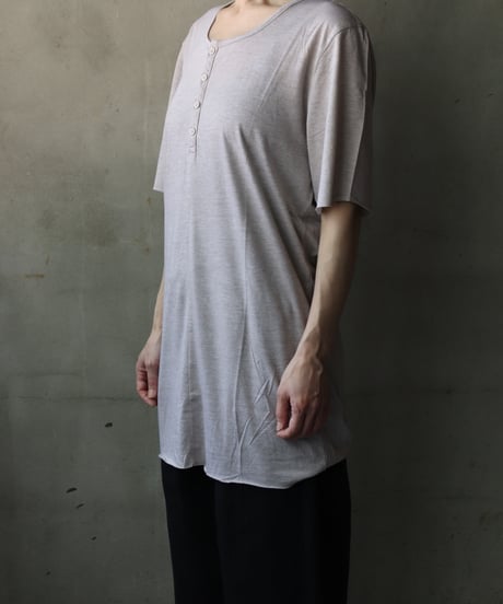 daubドーブ / HENLEY NECK T-SHIRT CENTRAL SEAM Tシャツ / da-25011