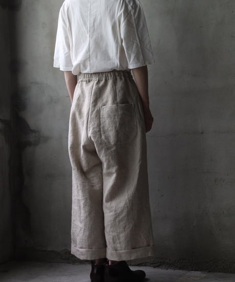 der antagonist デ アンタゴニスト / Trousers Linen100パンツ/ P20BLEC25