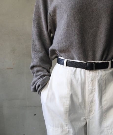 cavane キャヴァネ / #24Python Leather Beltベルト / ca-23501