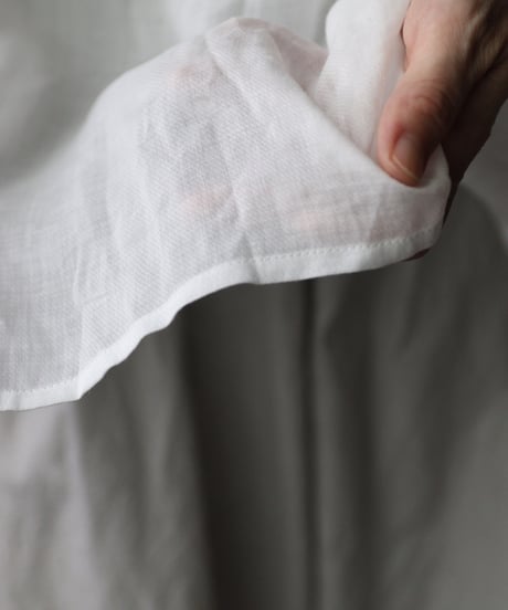 cavane キャヴァネ / Tunic long-sleeve Linen100シャツ / ca-26087