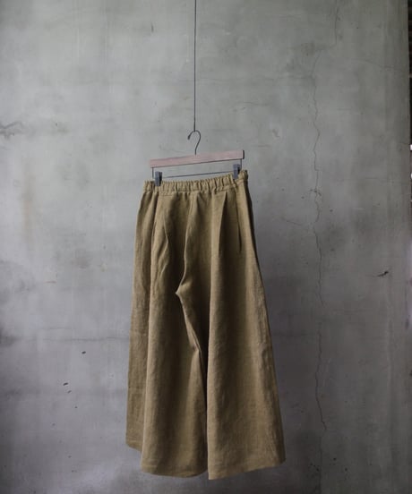 der antagonist デ アンタゴニスト / Wide Sailor Pants linen100パンツ/ P22BLFG26