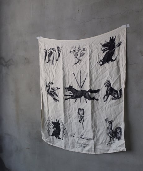 ALEKSANDR MANAMISアレクサンダーマナミ/ NOIR NOIR HANDKERCHIEF SCARFスカーフ / am-26011