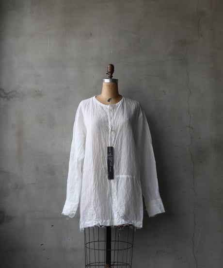 KLASICA クラシカ / Collarles Split Raglan Shirts "SH-044"シャツ / kl-26014