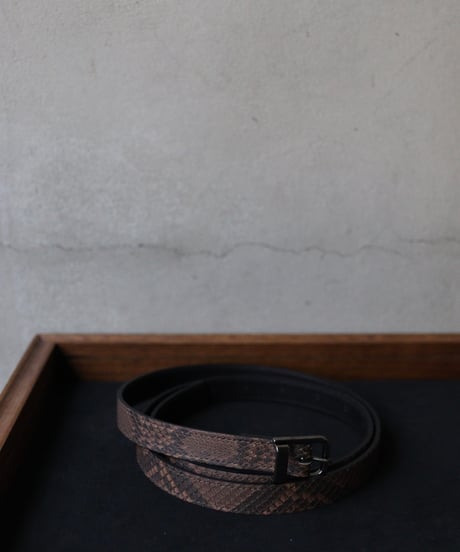 cavane キャヴァネ / #18Python Leather Beltベルト / ca-23503