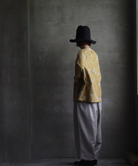 cavane キャヴァネ / Brushed-Cotton Long-sleeveシャツ / ca-24201