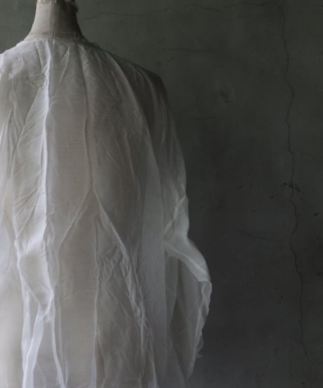 SCHA シャー/ Round Neck Open Volume Top " OE "-ORGANZA SILK- / Sc-23023 ( Art#1583)