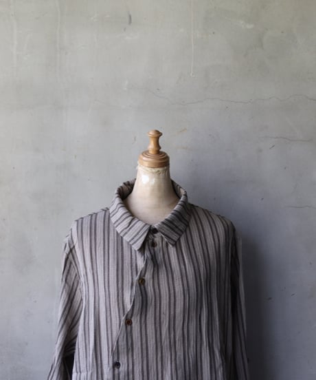 ALEKSANDR MANAMISアレクサンダーマナミ/ FOLD UP SLEEVE CREPE SHIRTシャツ / am-25005
