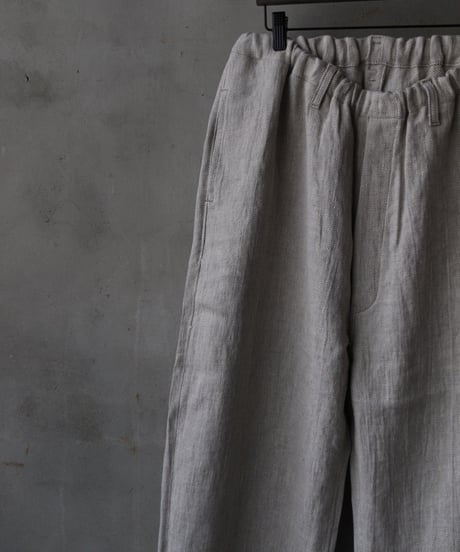 klauseクロイゼ / Belarus Linen綾織/中厚手Loose Fitting Tapered Wide 2 / kla-26006