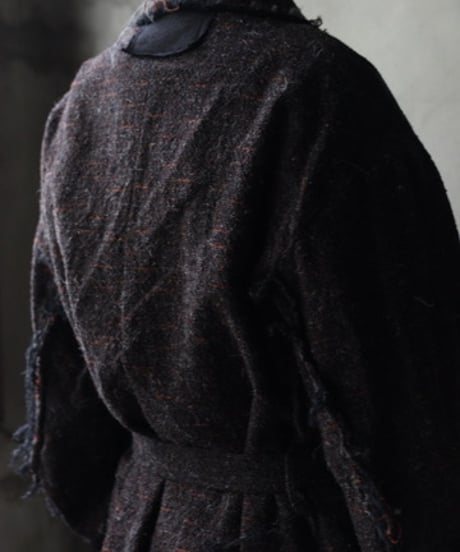 KLASICA クラシカ / Cut off Hem Blend Gown Coat" HM-C " / kl-25032A