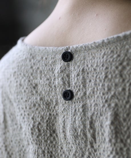 cavane キャヴァネ / Tunic long-sleeve Cotton&Woolシャツ / ca-25151