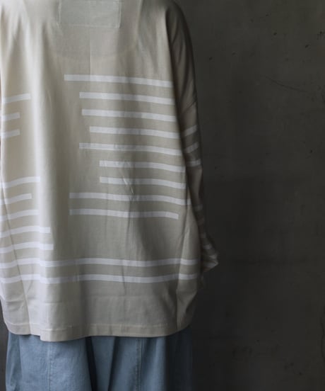 Dulcamaraドゥルカマラ / グリッチボーダーロンT UNISEX / dl-24015(D224-T1187)