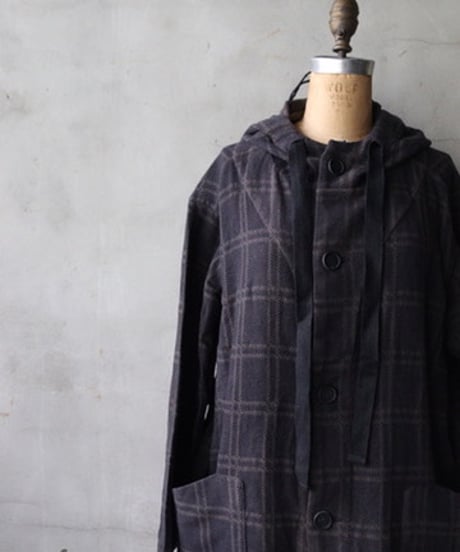 BIEK VERSTAPPENビーク フェルスタッペン / COAT WITH PARKAコート/ Bie-25019(CO09-U)