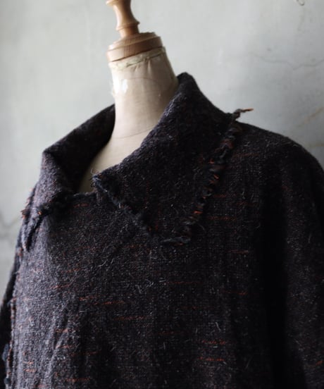 KLASICA クラシカ / Cut off Hem Blend Gown Coat" HM-C " / kl-25032A