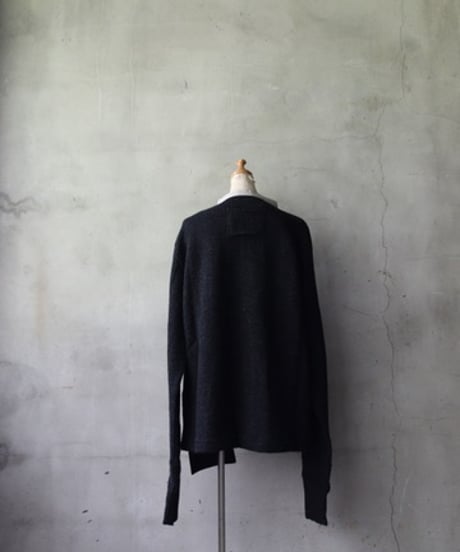 KLASICA クラシカ / Cleric 2tone Cardigan " BLACK DOG BOLD "カーディガン / kl-25029