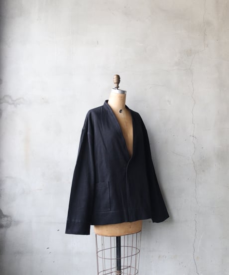 klauseクロイゼ /カツラギCotton & Linen Gown Short / kla-26009