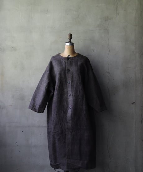 BIEK VERSTAPPEN ビーク フェルスタッペン / COAT HAND WOVEN SILKコート/ Bie-25027(CO04B-F)