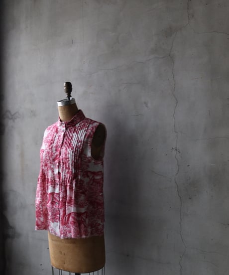 MARIA TURRIマリア・トゥッリ / TOILE DE JOUY SHIRTノースリーブ / MA-26009(49103)