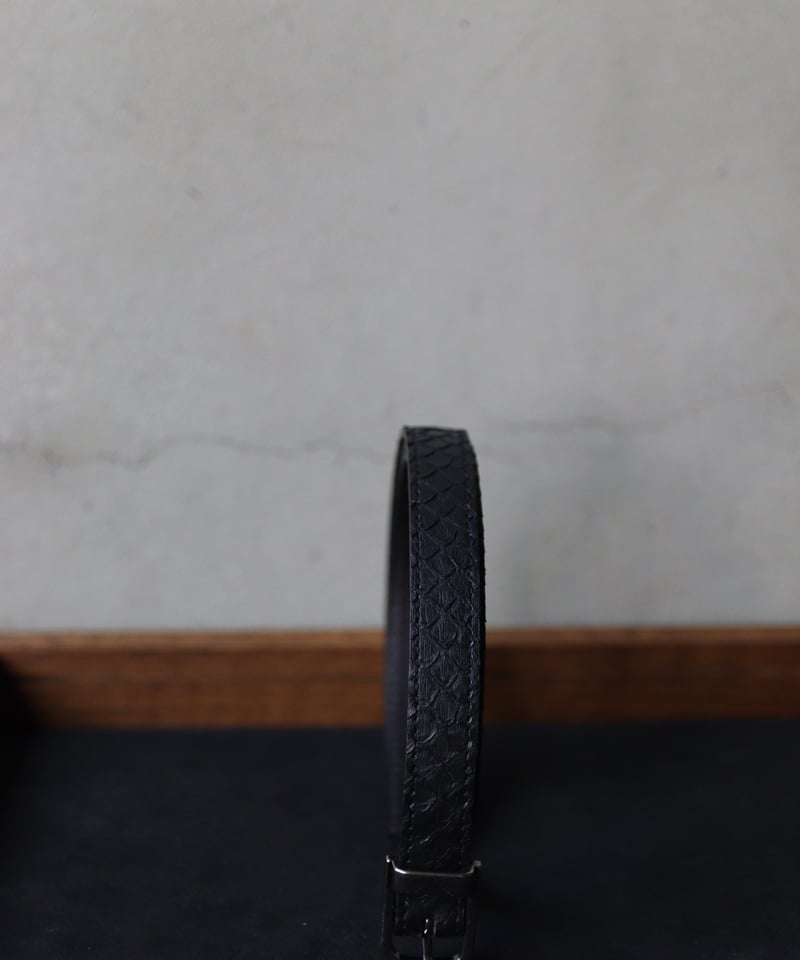 cavane キャヴァネ / #18Python Leather Beltベルト / ca-2
