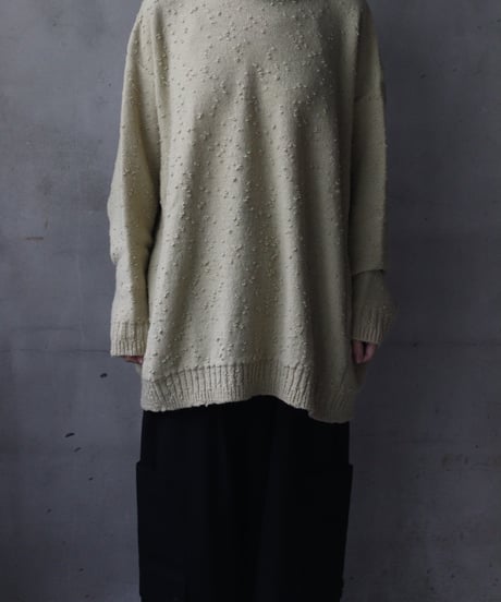 Dulcamaraドゥルカマラ / ラージノットニットPO UNISEX / dl-24030(D224-K800)