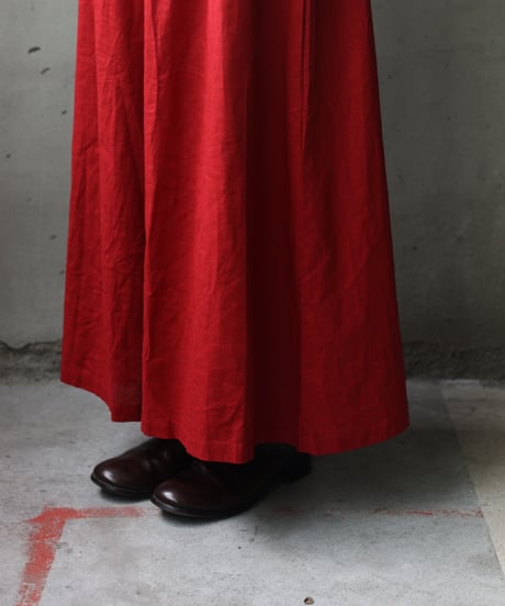 cavane キャヴァネ / Wide Petti Pants Linen/Cottonパンツ/ca-25093