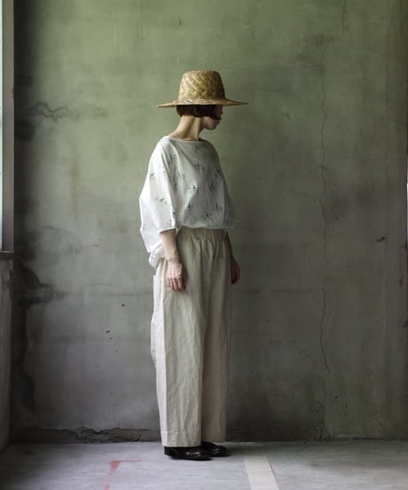 cavane キャヴァネ / Tunic half-sleeve Cotton/Linen100シャツ / ca-25082
