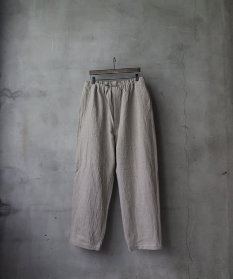 klauseクロイゼ / Belarus Linen Loose Fitting Tapered Wide 2 / kla-25044