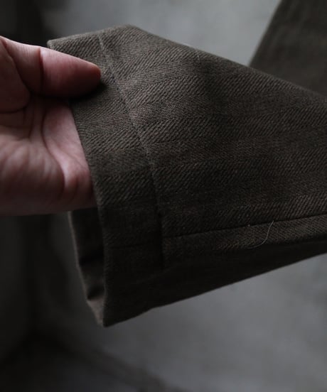 klauseクロイゼ / Shetland Wool C/W Loose Fitting Tapered Wide 2 / kla-25042
