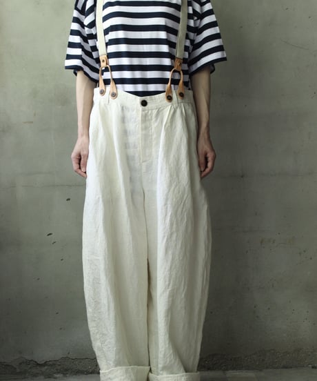 cavane キャヴァネ / Over-Tuck pants with suspenderパンツ / ca-26080