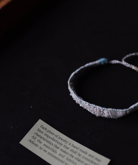 Antonia Rossi (Antomoon)/ Embroidered bracelets in vintage silkブレスレット / An-25017