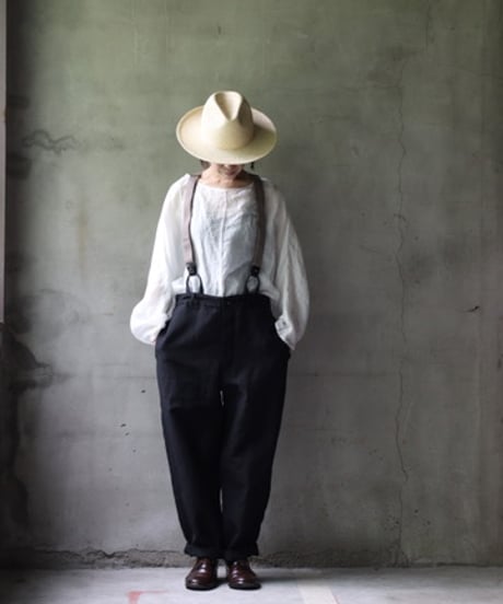 cavane キャヴァネ / Over-pants with suspenderパンツ / ca-25069